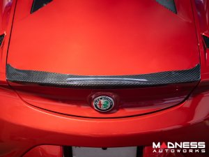 Alfa Romeo 4C Rear Spoiler - Carbon Fiber - Coupe - Italian Theme w/ 4C Logo